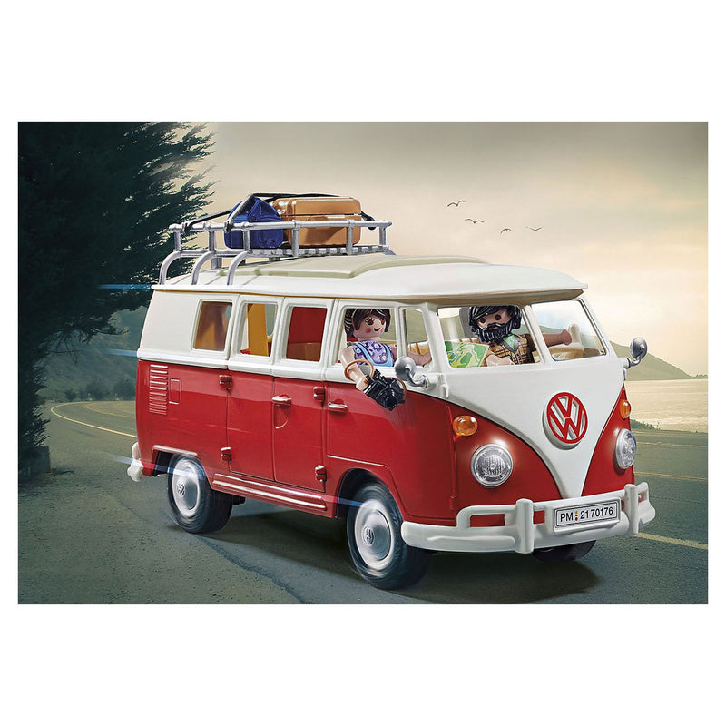 Afbeelding laden in galerijviewer, Playmobil Volkswagen T1 Campingbus 70176
