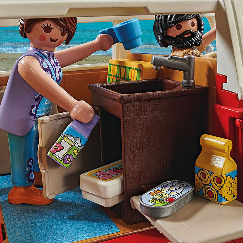 Afbeelding laden in galerijviewer, Playmobil Volkswagen T1 Campingbus 70176