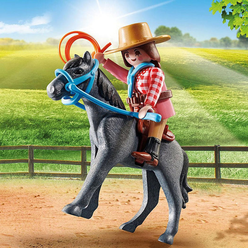 Afbeelding laden in galerijviewer, Playmobil specials western ruiter - 70602