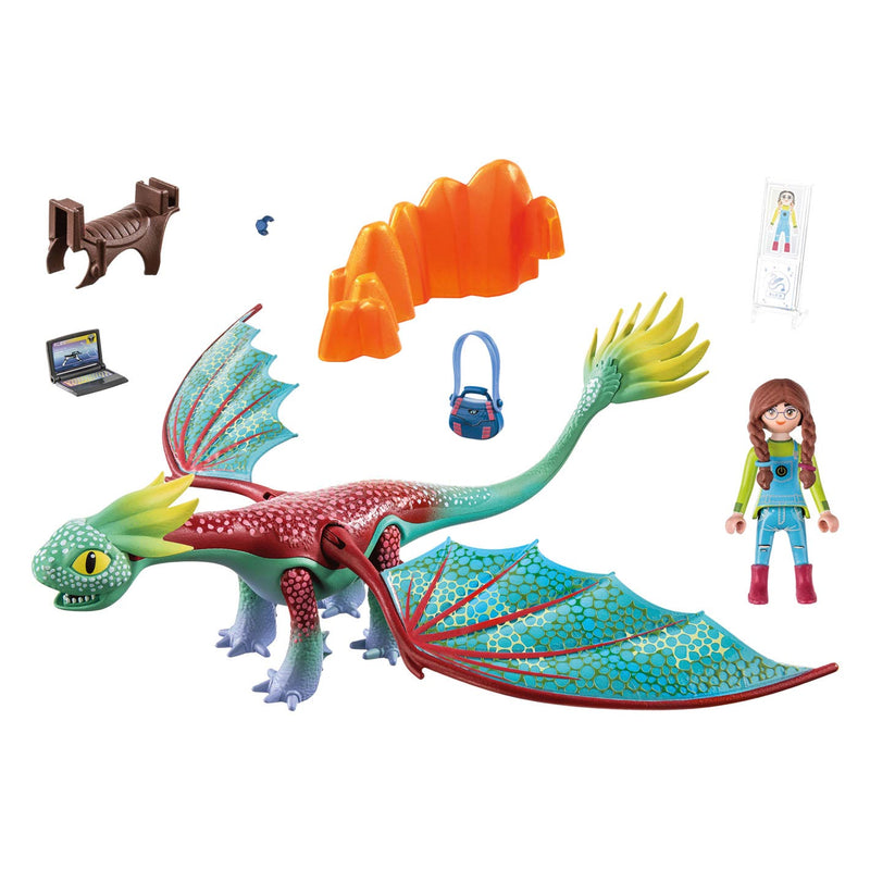 Afbeelding laden in galerijviewer, Playmobil Dragons: The Nine Realms Feathers Alex 71083