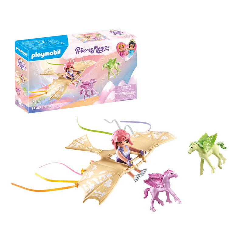 Afbeelding laden in galerijviewer, Playmobil Princess Uitje met Pegasus-veulens 71363