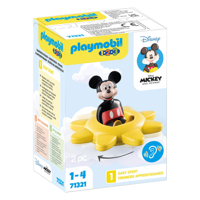 Afbeelding laden in galerijviewer, Playmobil 1.2.3. Mickey Mouse Draaiende zon 71321