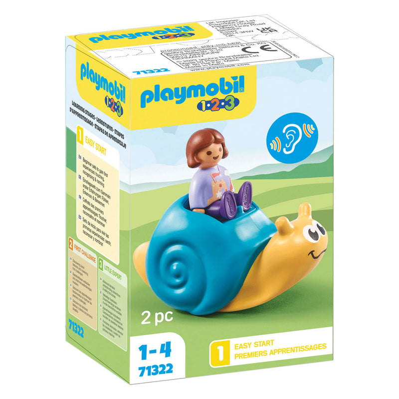 Afbeelding laden in galerijviewer, Playmobil 1.2.3. Schommelende Slak 71322