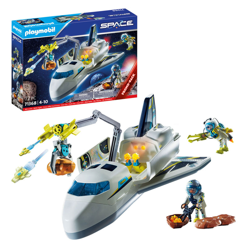 Afbeelding laden in galerijviewer, Playmobil Ruimtevaart Space Shuttle op Missie Promo Pack 71368