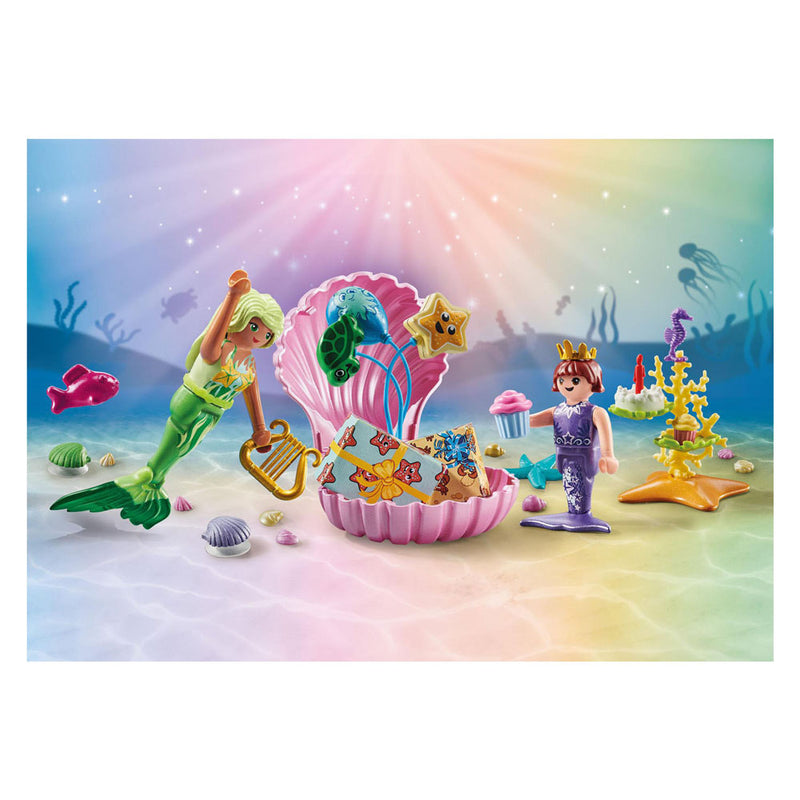 Afbeelding laden in galerijviewer, Playmobil Princess Zeemeermin Verjaardagsfeestje 71446