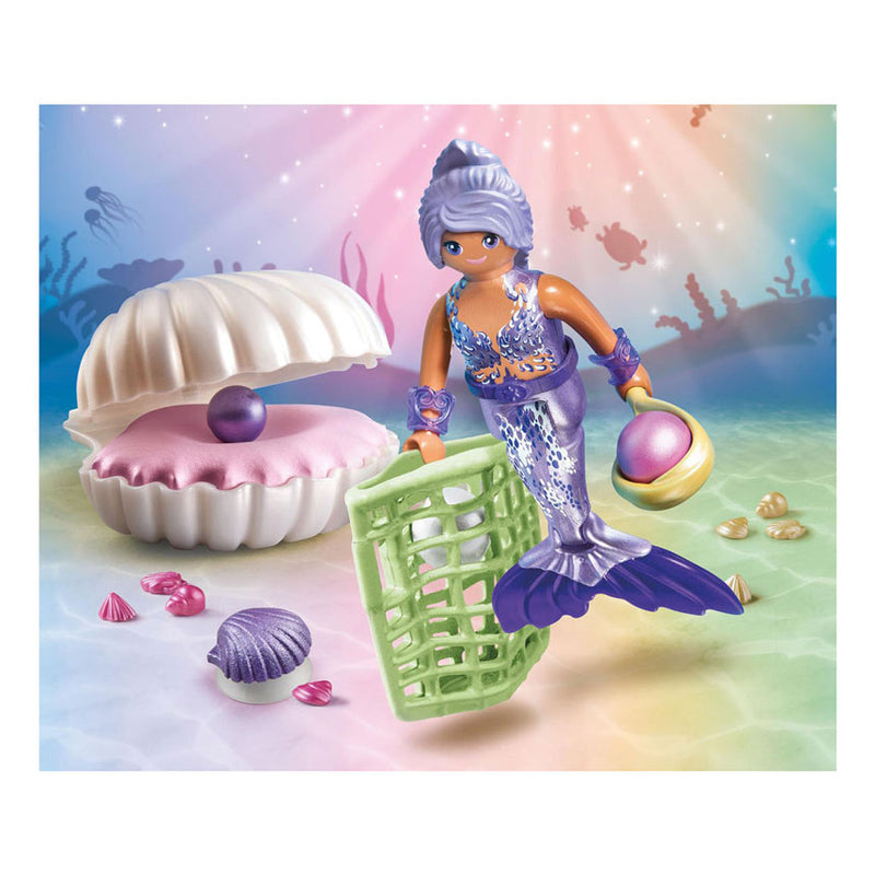 Afbeelding laden in galerijviewer, Playmobil princess magic zeemeermin met parelmoer