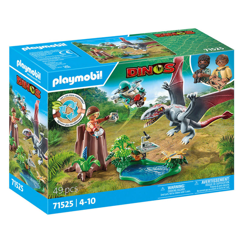 Afbeelding laden in galerijviewer, PLAYMOBIL Dinos Observatiepost voor Dimorphodon 71525