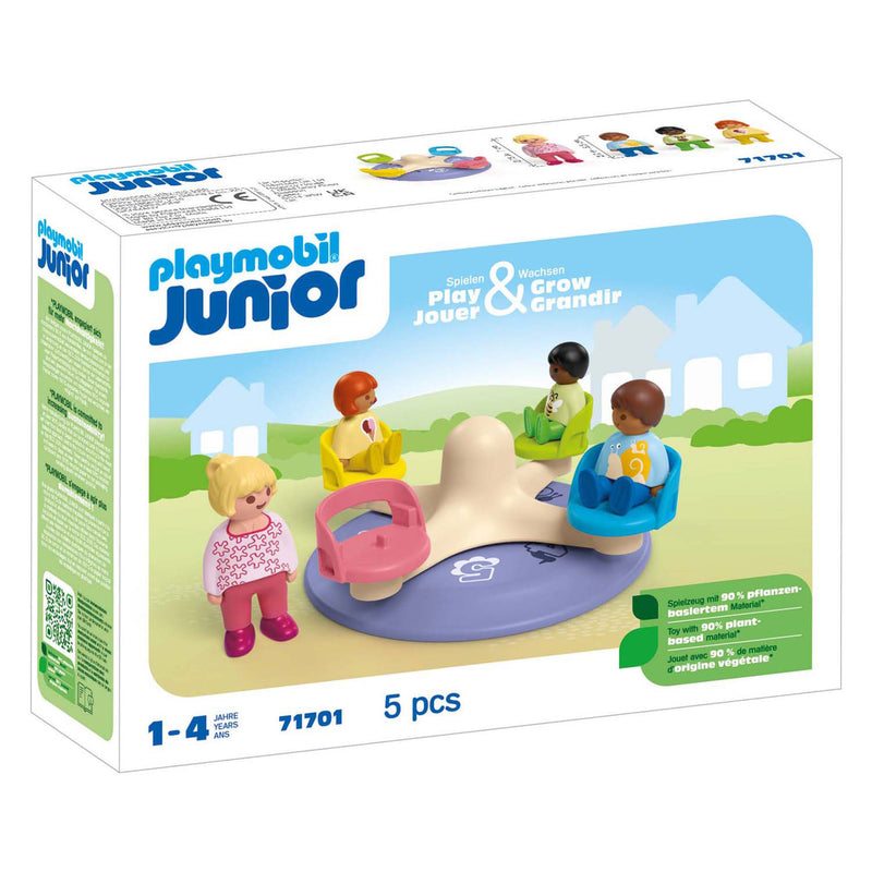 Afbeelding laden in galerijviewer, Playmobil junior kindercarrousel - 71701