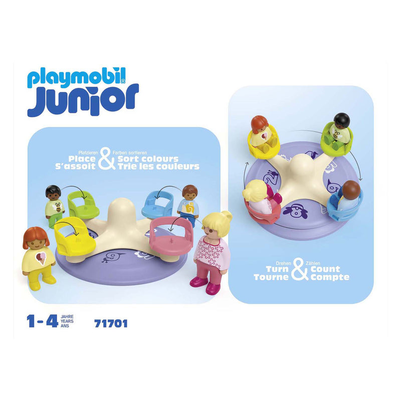 Afbeelding laden in galerijviewer, Playmobil junior kindercarrousel - 71701