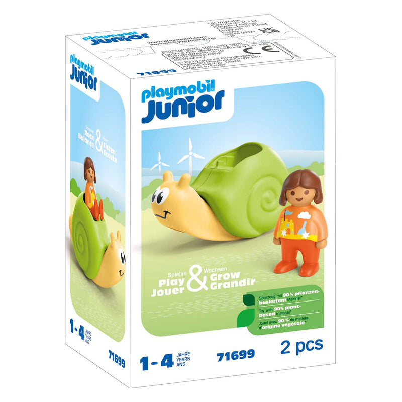 Afbeelding laden in galerijviewer, Playmobil junior schommelende slak - 71699