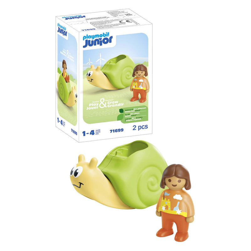 Afbeelding laden in galerijviewer, Playmobil junior schommelende slak - 71699