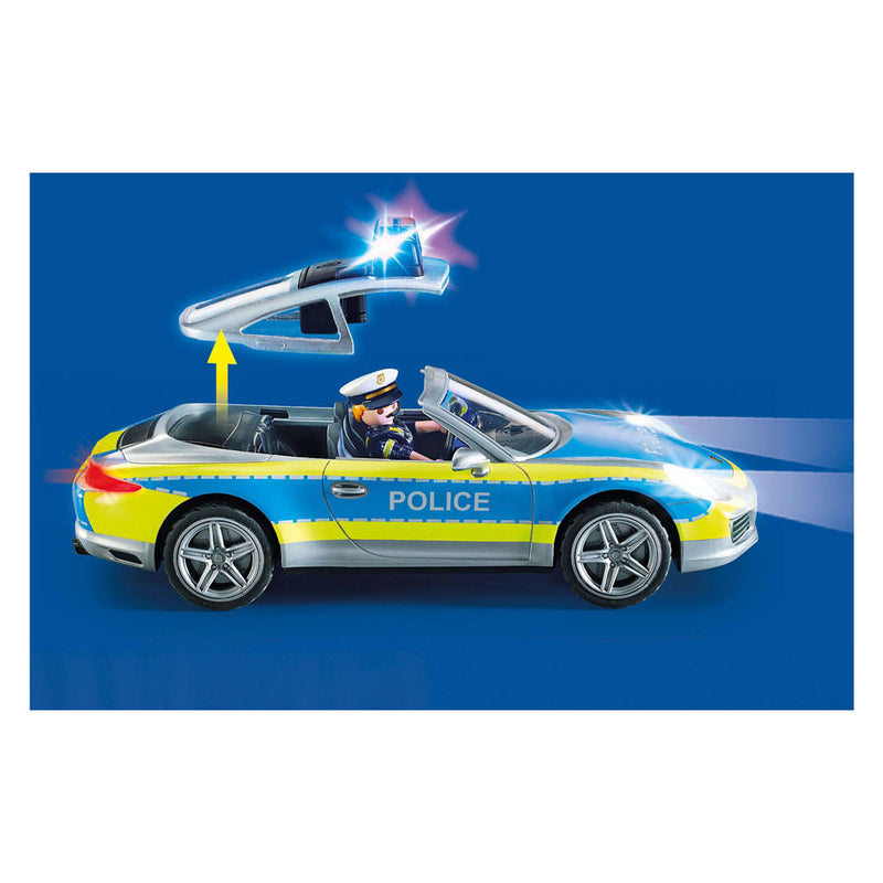 Afbeelding laden in galerijviewer, Playmobil PLAYMOBIL Porsche 911 4S Politie Wit 70066