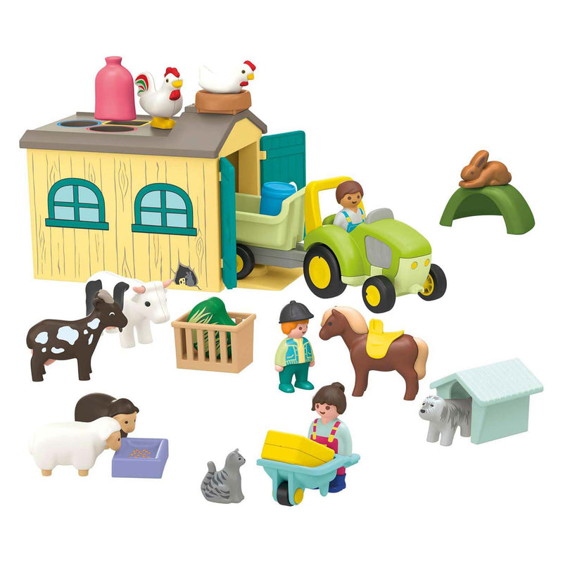 Afbeelding laden in galerijviewer, Playmobil Junior 71656 Boerderijavontuur