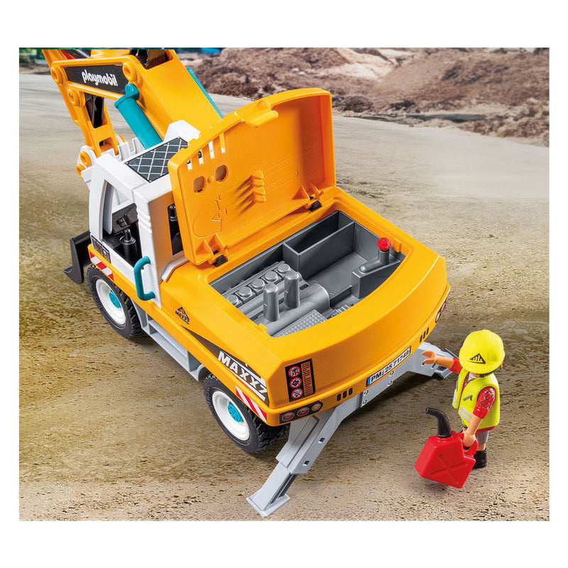 Afbeelding laden in galerijviewer, Playmobil action heroes grote graafmachine - 71749