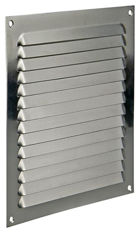 Afbeelding laden in galerijviewer, Renson 1015068 - schoepenrooster plat alu f1 200x200mm | 10 stuks