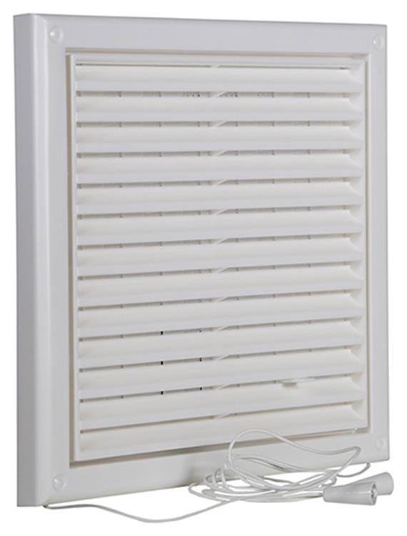 Afbeelding laden in galerijviewer, Renson 1006741 - rooster pvc 732 wit 187x187mm | 1 stuks