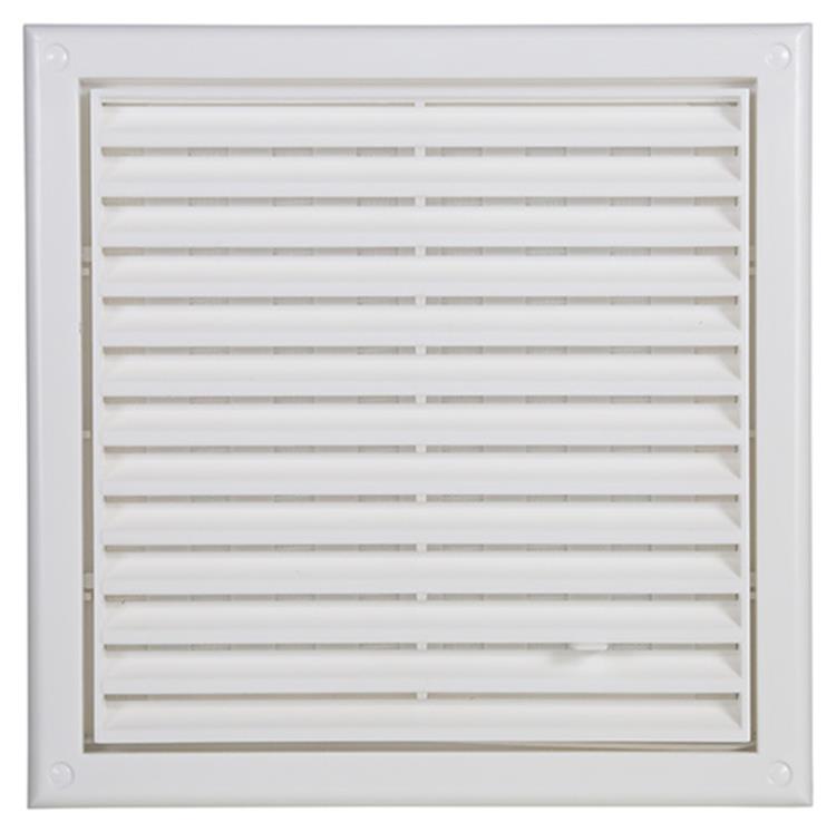 Afbeelding laden in galerijviewer, Renson 1006741 - rooster pvc 732 wit 187x187mm | 1 stuks