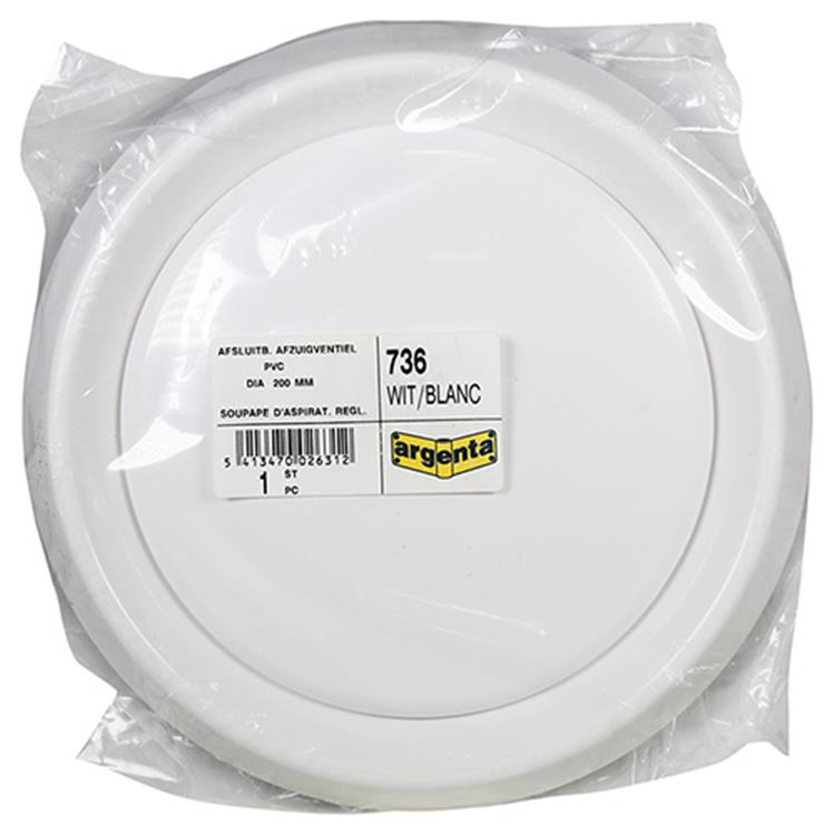 Afbeelding laden in galerijviewer, Renson 1006748 - afz.ventiel pvc736 wit ø200 | 1 stuks