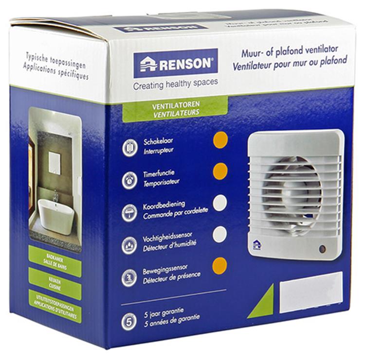 Afbeelding laden in galerijviewer, Renson 1006469 - mech. vent. bewegingssensor 7503m wit ø 150 | 1 stuks