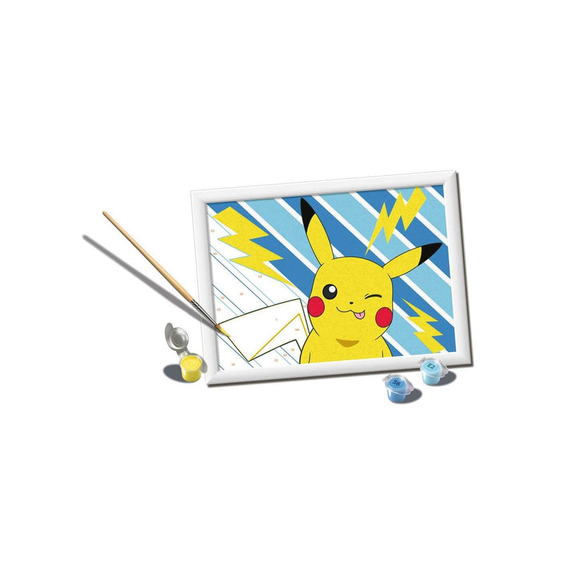 Afbeelding laden in galerijviewer, Ravensburger creart schilderen op nummer - pokémon pikachu