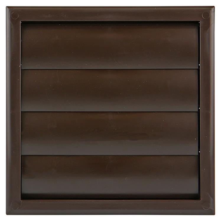 Afbeelding laden in galerijviewer, Renson 1006375 - dampkaprooster opbouw 733 pvc ral 8019 187x187mm | 2 stuks