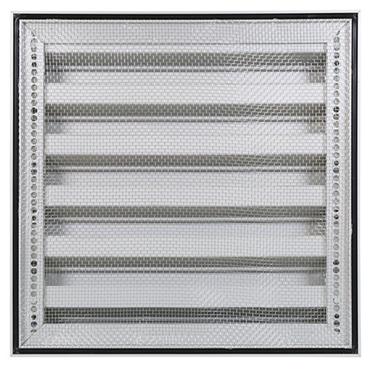 Afbeelding laden in galerijviewer, Renson 1013929 - opbouwmuurrooster alu natuur 431 225x225mm | 2 stuks