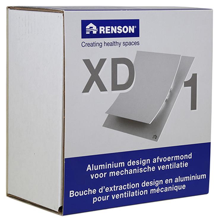 Afbeelding laden in galerijviewer, Renson 1006756 - rooster xd1 mat 9006 152x152mm | 1 stuks