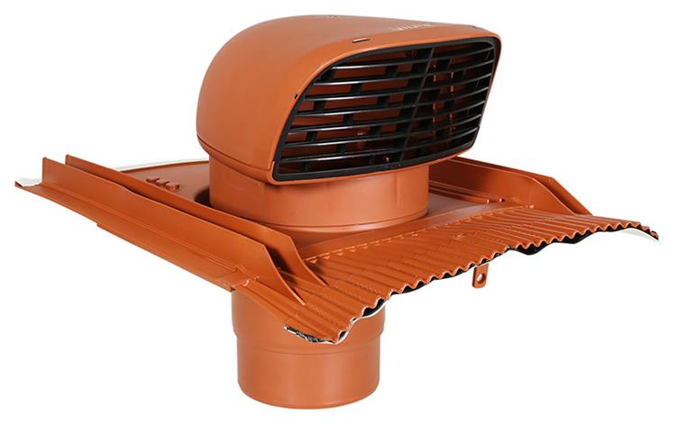 Afbeelding laden in galerijviewer, Renson 1048752 - dakdoorvoor design (baksteen rood) | 1 stuks