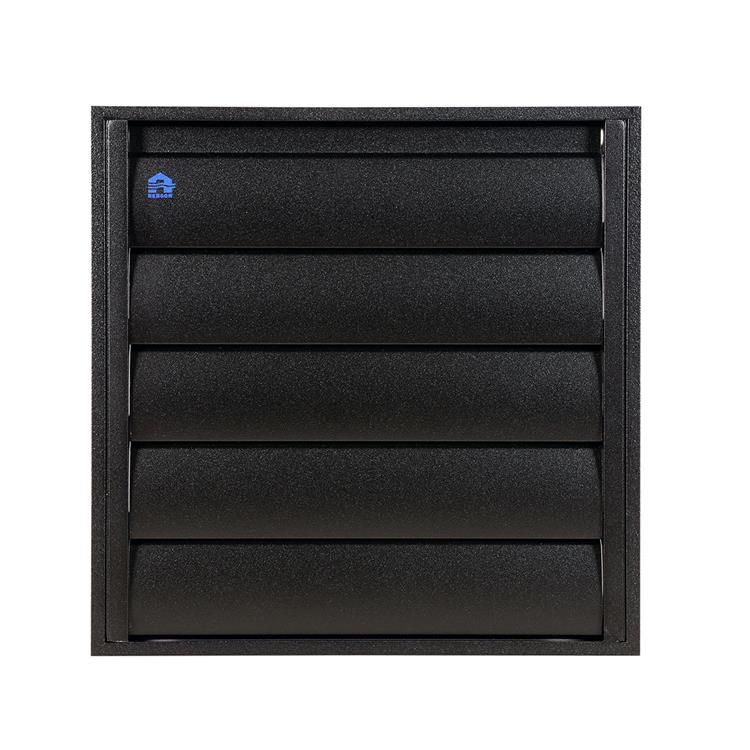 Afbeelding laden in galerijviewer, Renson 1057999 - dampkaprooster 433 (210x210) ral 9005 zwart | 2 stuks
