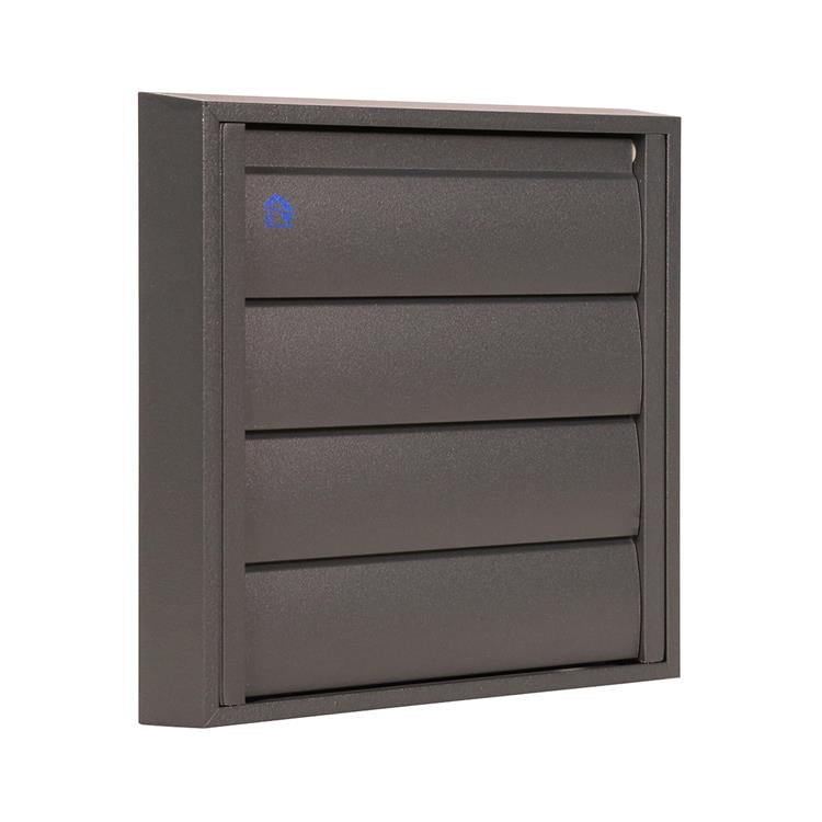 Afbeelding laden in galerijviewer, Renson 1062417 - vrac opbouw dampkaprooster alu433 (173x173) structuur 7016 | 2 stuks