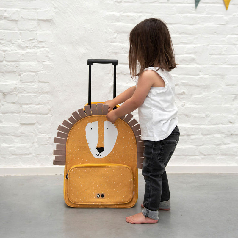 Afbeelding laden in galerijviewer, Trixie Trolley Koffer Mr. Lion