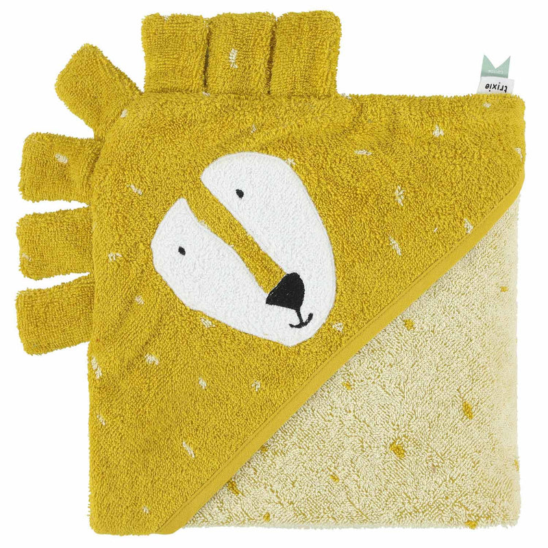 Afbeelding laden in galerijviewer, Trixie badcape - mr. lion, 75x75cm