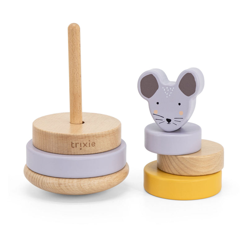 Afbeelding laden in galerijviewer, Trixie houten stapeltoren - mrs. mouse