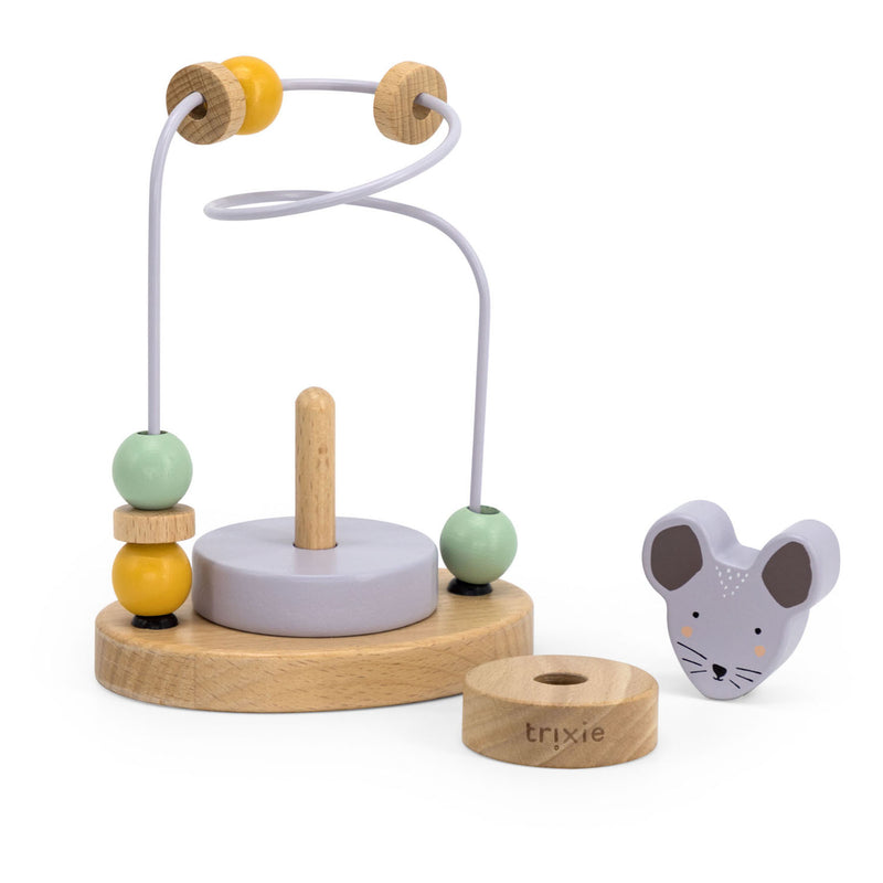 Afbeelding laden in galerijviewer, Trixie houten motoriekspiraal - mrs. mouse