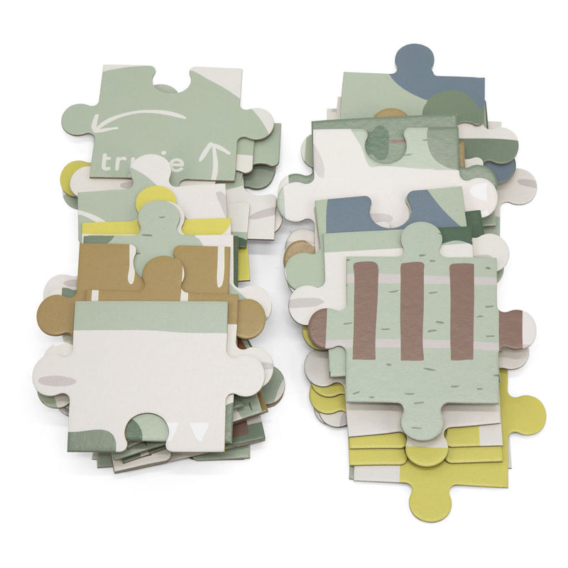 Afbeelding laden in galerijviewer, Trixie houten stratenpuzzel met accessoires