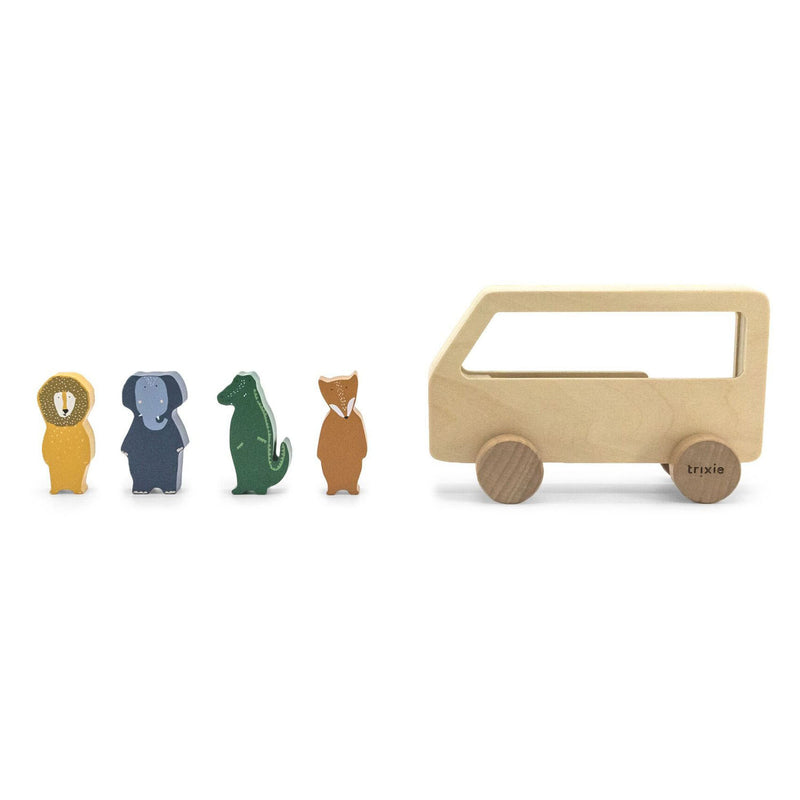 Afbeelding laden in galerijviewer, Trixie houten dierenbus, 5dlg.