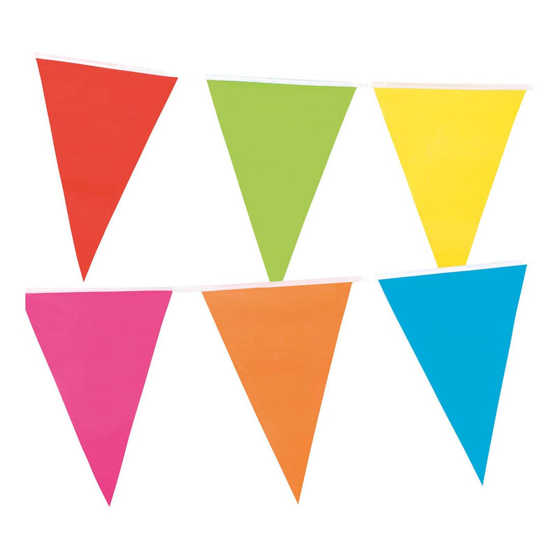 Afbeelding laden in galerijviewer, Boland gekleurde vlaggenlijn, 10mtr. feest versiering