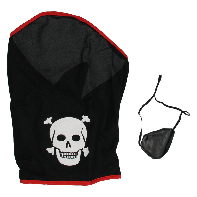Afbeelding laden in galerijviewer, Boland piraat bandana met ooglap