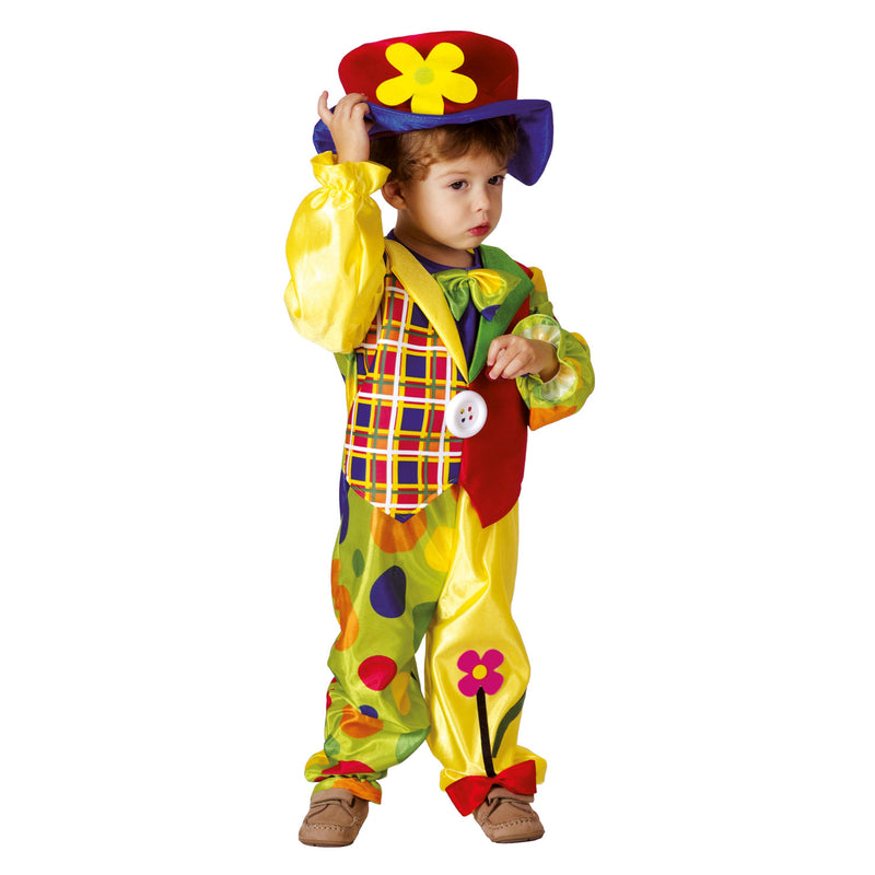 Afbeelding laden in galerijviewer, Boland kinderkostuum clown, 3-4 jaar