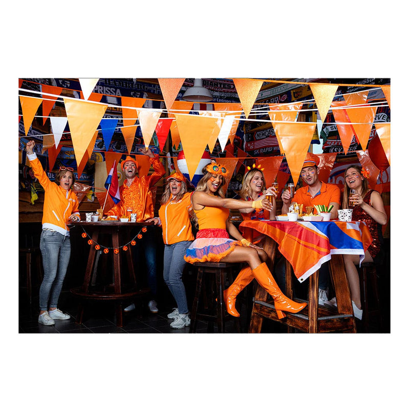 Afbeelding laden in galerijviewer, Boland oranje vlaggenlijn, 10mtr.