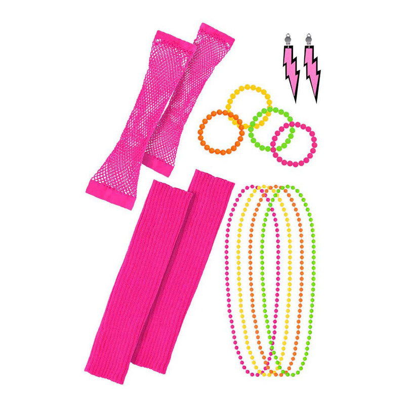 Afbeelding laden in galerijviewer, Boland set 80's neon outfit