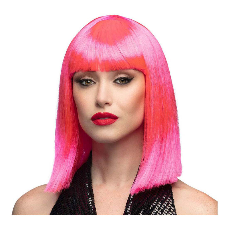 Afbeelding laden in galerijviewer, Boland pruik dance neon roze