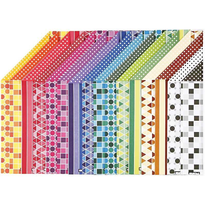 Afbeelding laden in galerijviewer, Https: www.cchobby.nl color-bar-karton-a4-vel-210x297-mm-250-gr-16-div-vellen-1-doos