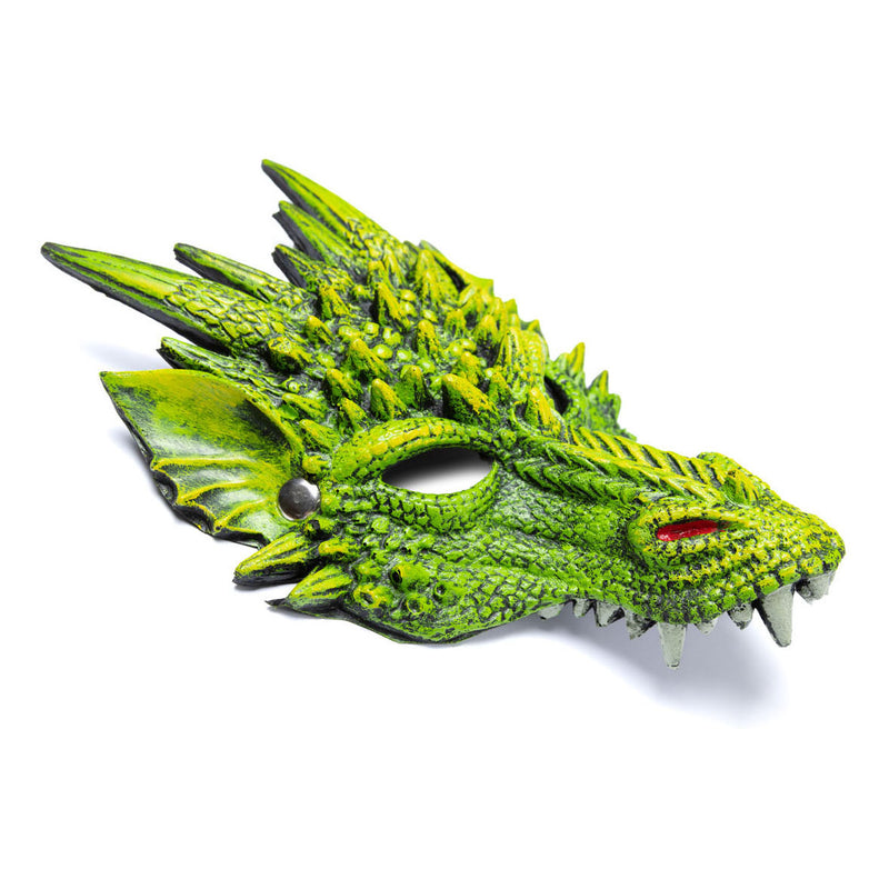 Afbeelding laden in galerijviewer, Great pretenders drakenmasker groen
