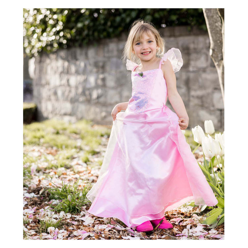 Afbeelding laden in galerijviewer, Great pretenders - verkleedjurk prinses roze - 3-4 jaar