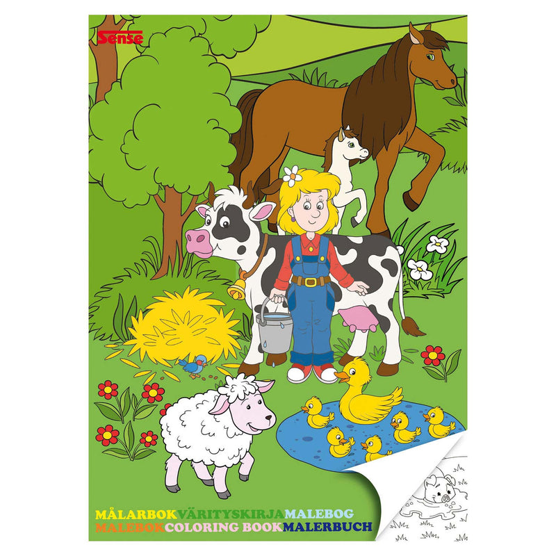 Afbeelding laden in galerijviewer, Haza witbaard kleurboek boerderij