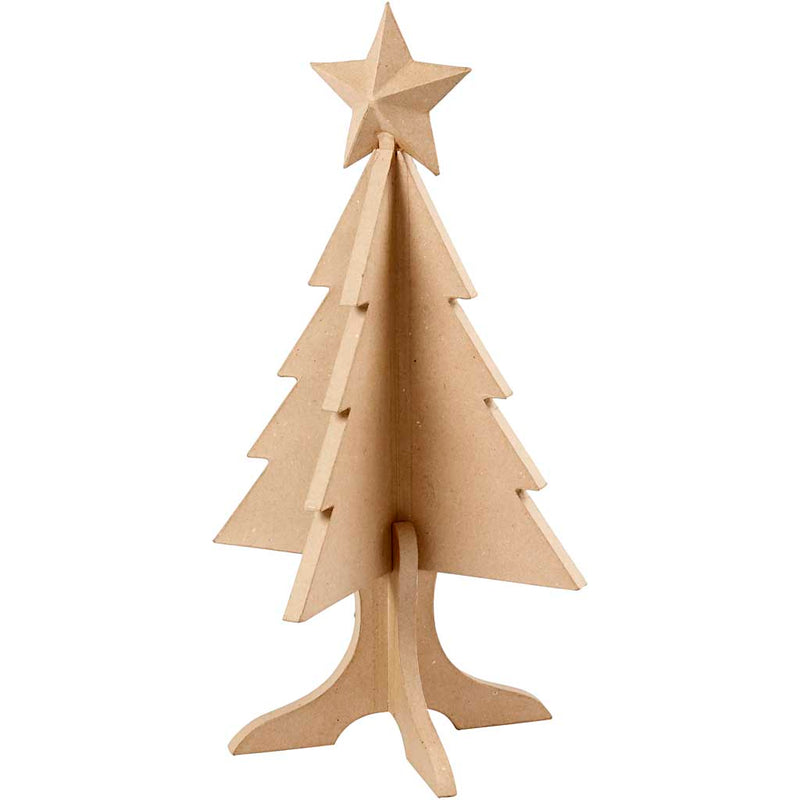 Afbeelding laden in galerijviewer, Https: www.cchobby.nl kerstboom-h-63-cm-d-34-cm-1-stuk