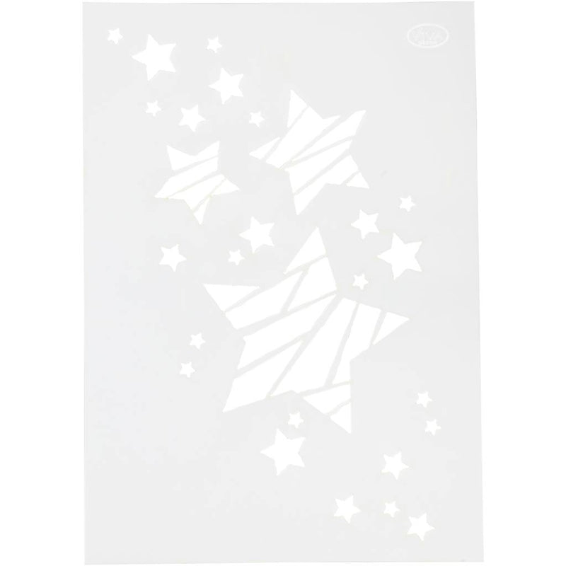 Afbeelding laden in galerijviewer, Https: www.cchobby.nl flexibel-sjabloon-sterren-a4-vel-210x297-mm-1-stuk-26979