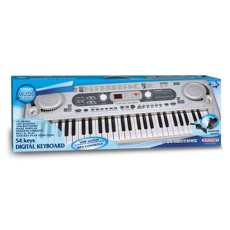 Afbeelding laden in galerijviewer, Bontempi Digitaal Keyboard, 54 Toetsen