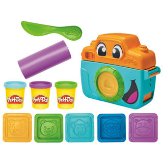 Afbeelding laden in galerijviewer, Play-doh foto start set - 3 kleipotjes